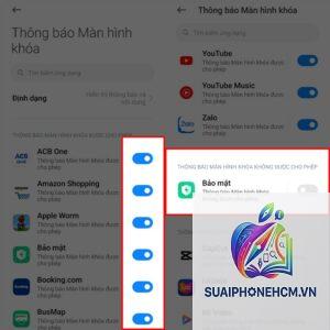 cách tắt thông báo trên màn hình khóa điện thoại