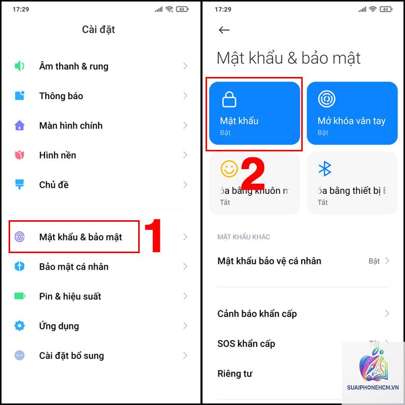cách thay đổi hiệu ứng màn hình khóa điện thoại