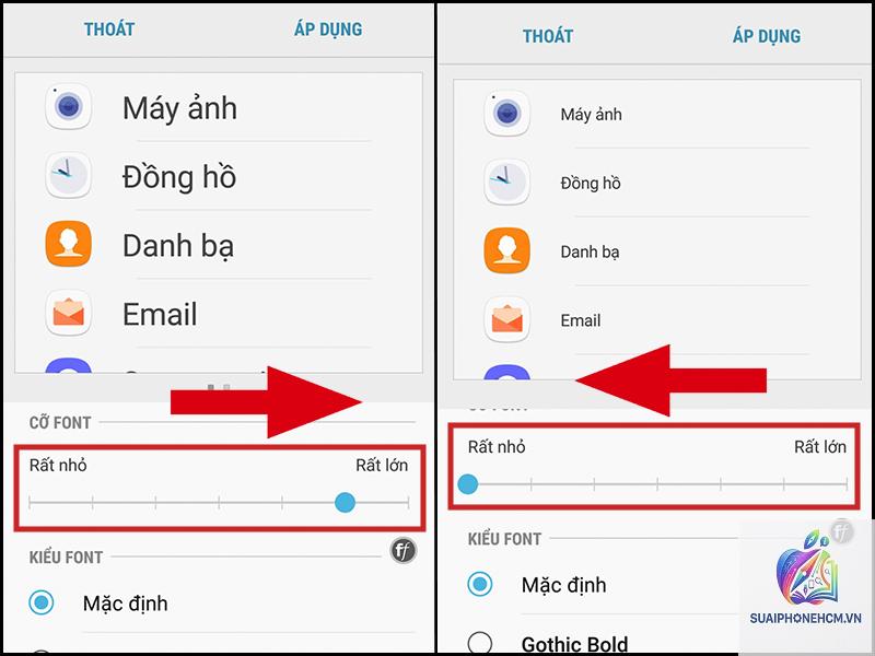 cách thay đổi kích thước chữ trên điện thoại - Hình 2