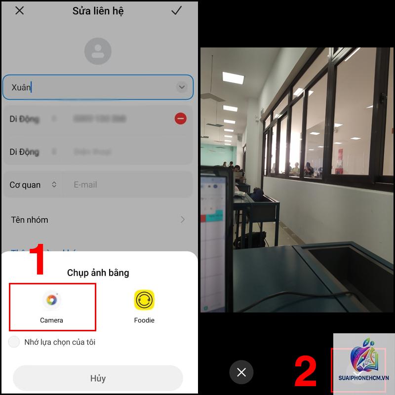 cách thêm ảnh cho danh bạ trên điện thoại - Hình 4