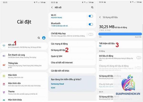 cách tiết kiệm dữ liệu trên điện thoại
