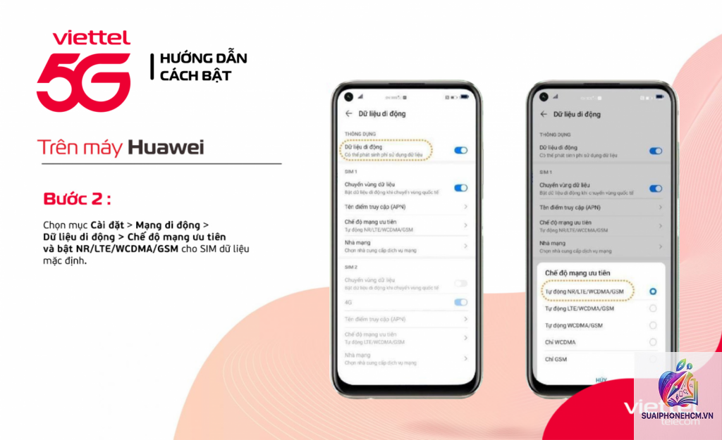 cách ưu tiên mạng 5G trên điện thoại