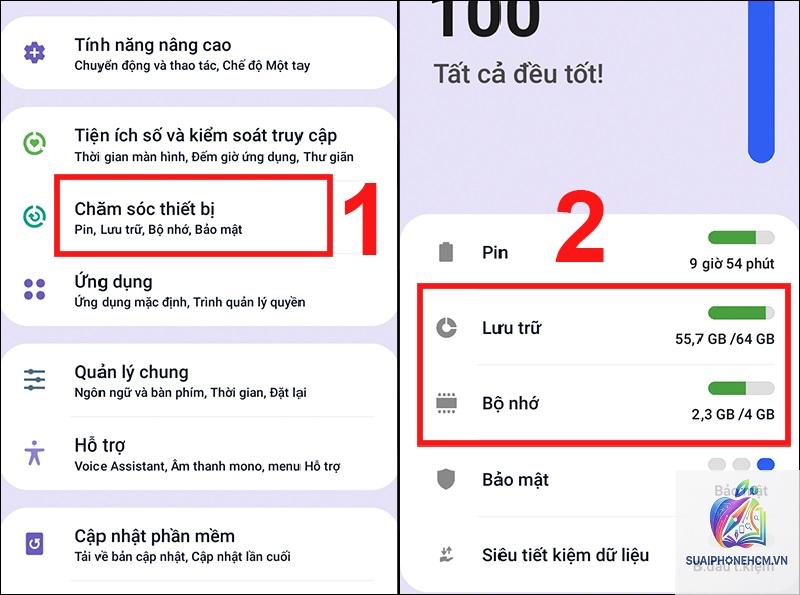 cách xem cấu hình điện thoại