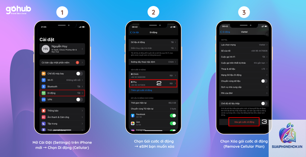 cách xóa eSIM trên điện thoại - Hình 5