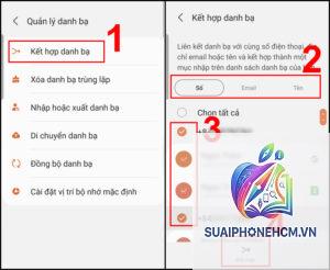 cách xóa liên hệ trùng trên điện thoại